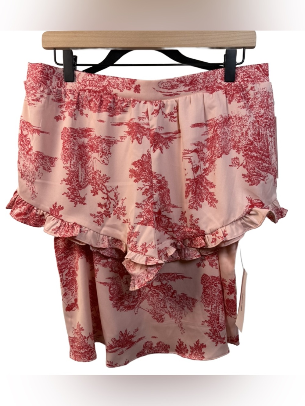Urban Outfitters Pink & Red satin pajama set NWT